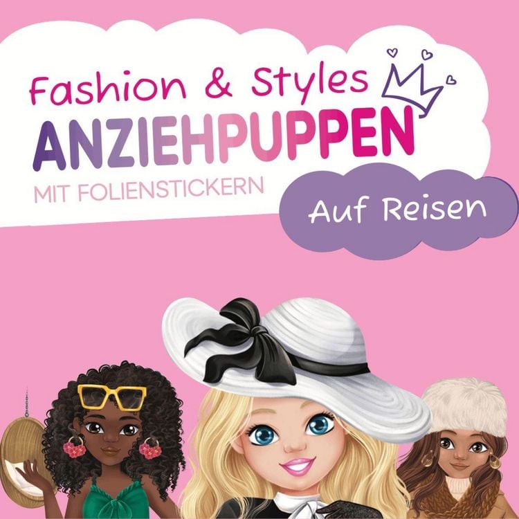 Produktbild: Fashion & Styles: Anziehpuppen mit Folienstickern. Auf Reisen