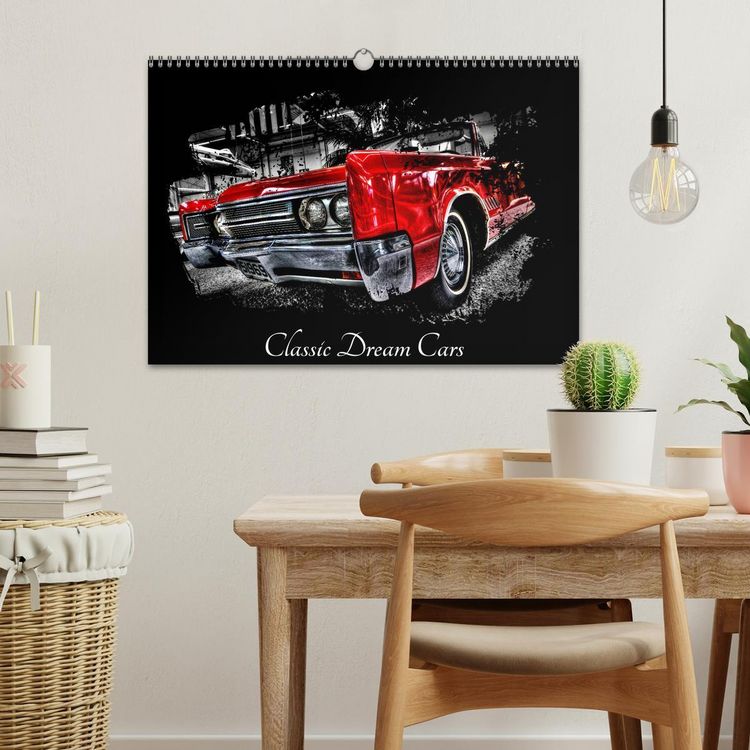 Produktbild: Classic Dream Cars (Wandkalender 2026 DIN A3 quer), CALVENDO Monatskalender
