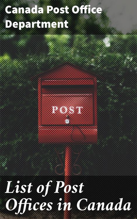 Produktbild: List of Post Offices in Canada