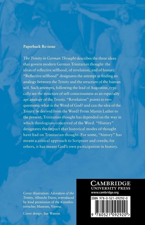 Produktbild: The Trinity in German Thought