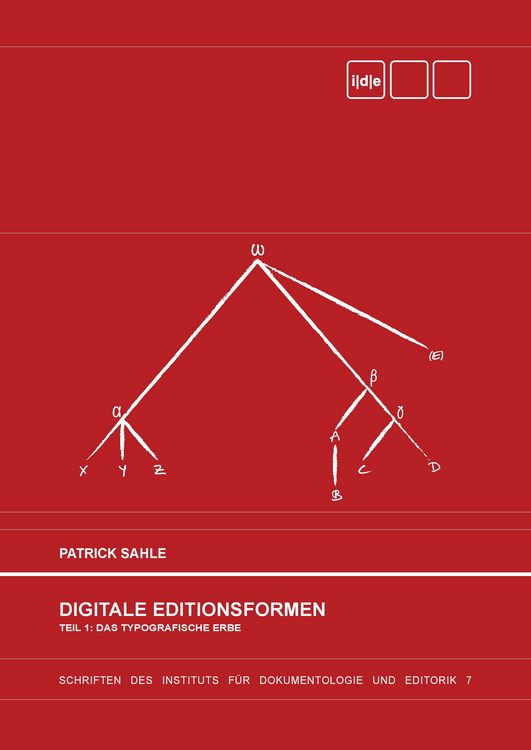 Produktbild: Digitale Editionsformen - Teil 1: Das typografische Erbe