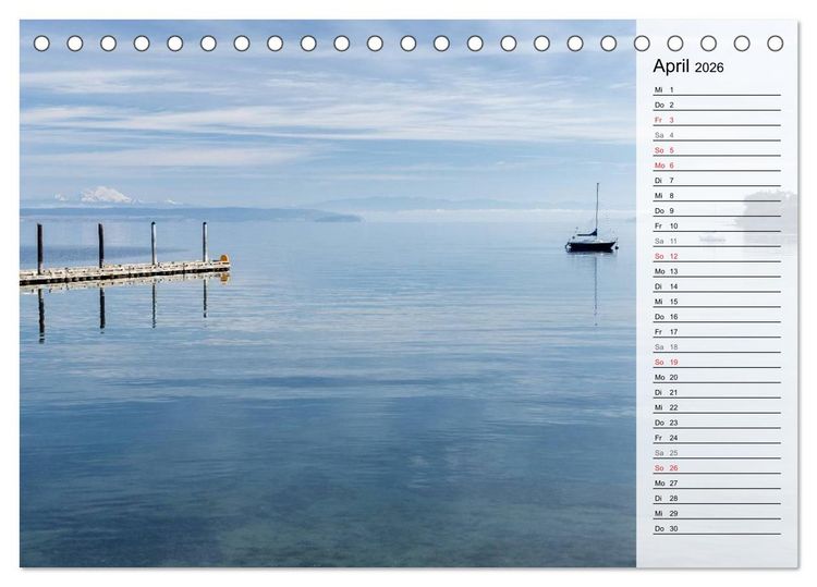 Produktbild: Eine Reise nach Seattle (Tischkalender 2026 DIN A5 quer), CALVENDO Monatskalender