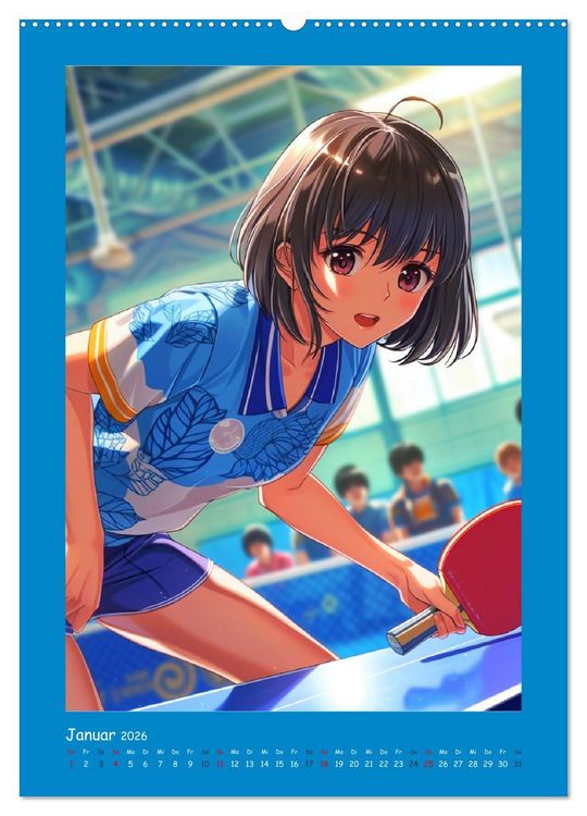 Produktbild: Anime Kids. Outdoor Kinderspa&szlig; und Sport (hochwertiger Premium Wandkalender 2026 DIN A2 hoch), Kunstdruck in Hochglanz