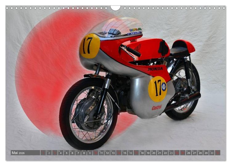 Produktbild: Honda CB 72 (Wandkalender 2026 DIN A3 quer), CALVENDO Monatskalender