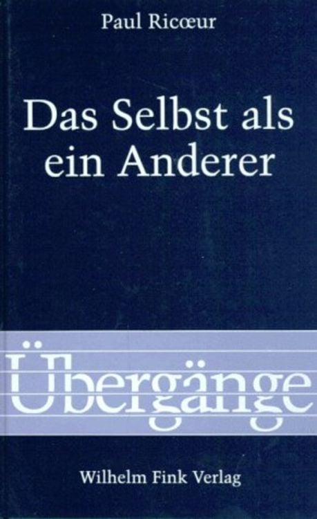 Produktbild: Das Selbst als ein Anderer
