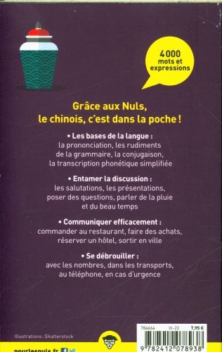 Produktbild: Le chinois pour les nuls en voyage ! : guide de conversation