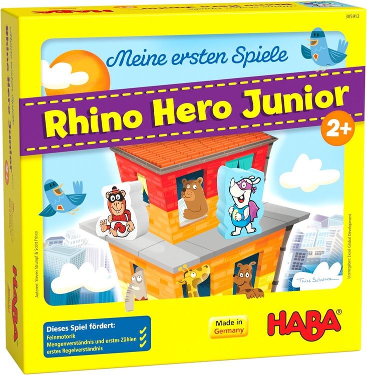 Bild vom Artikel HABA - Meine ersten Spiele - Rhino Hero Junior vom Autor Scott Frisco