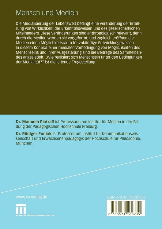 Produktbild: Mensch und Medien
