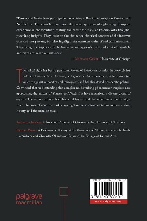 Produktbild: Fascism and Neofascism