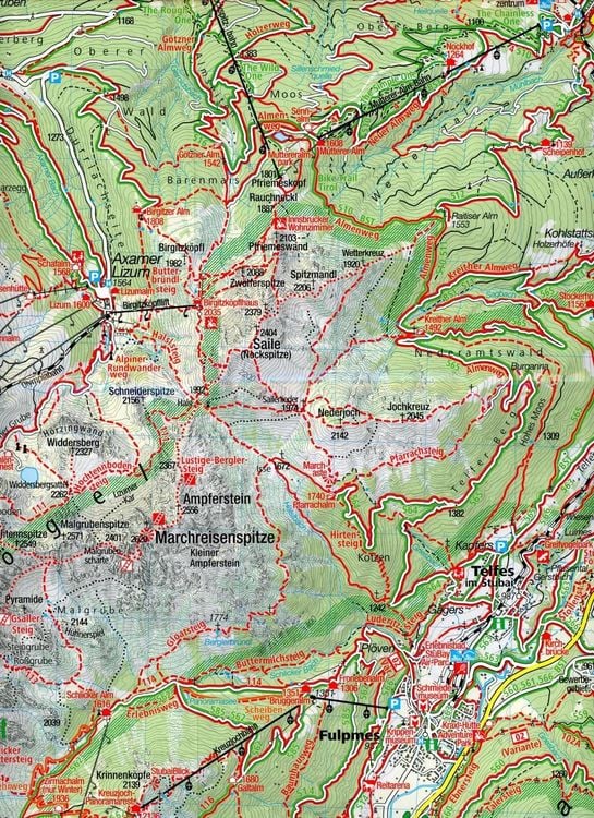 Produktbild: Mayr Wanderkarte Stubaital XL 1:30.000