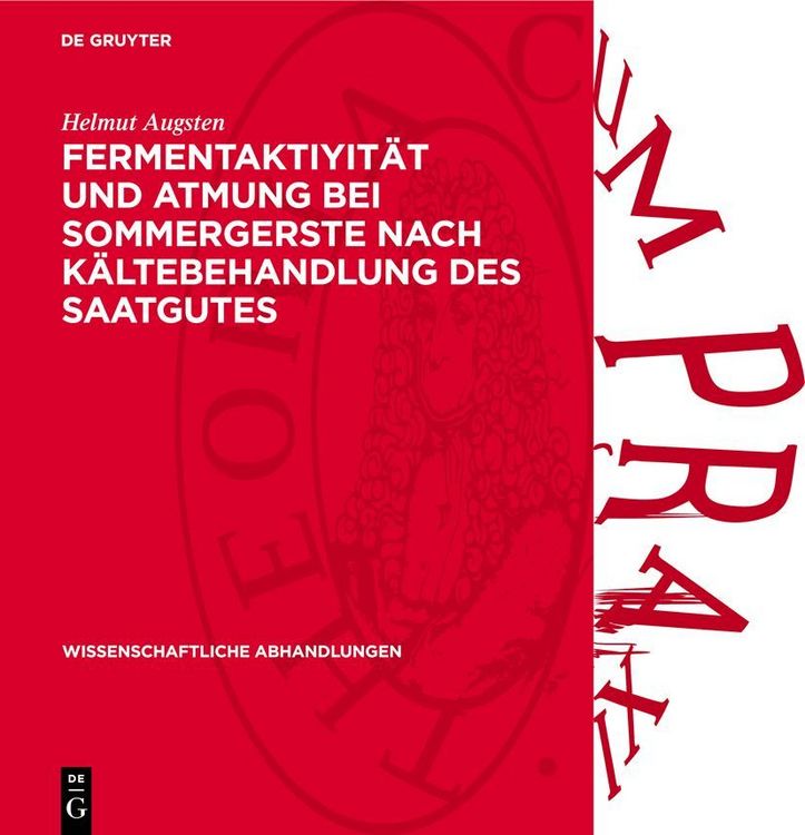 Produktbild: Fermentaktiyit&auml;t und Atmung bei Sommergerste nach K&auml;ltebehandlung des Saatgutes