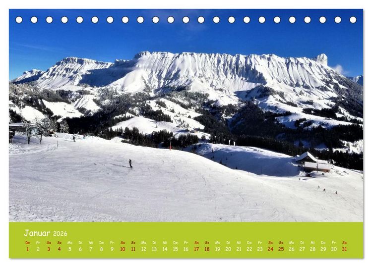 Produktbild: Majest&auml;tische Alpen (Tischkalender 2026 DIN A5 quer), CALVENDO Monatskalender