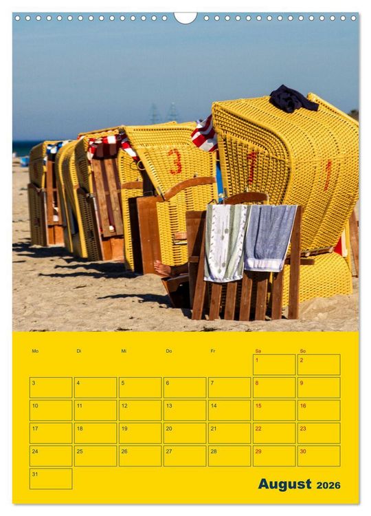 Produktbild: Sehnsuchtsort Ostseeinsel Poel (Wandkalender 2026 DIN A3 hoch), CALVENDO Monatskalender