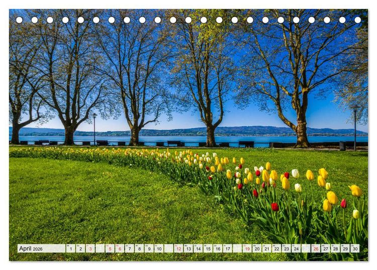 Produktbild: Auszeit Bodensee (Tischkalender 2026 DIN A5 quer), CALVENDO Monatskalender