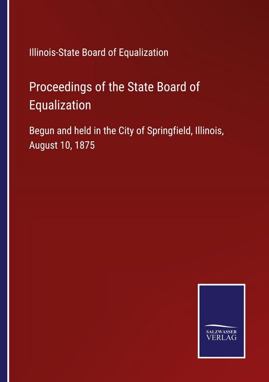 Produktbild: Proceedings of the State Board of Equalization