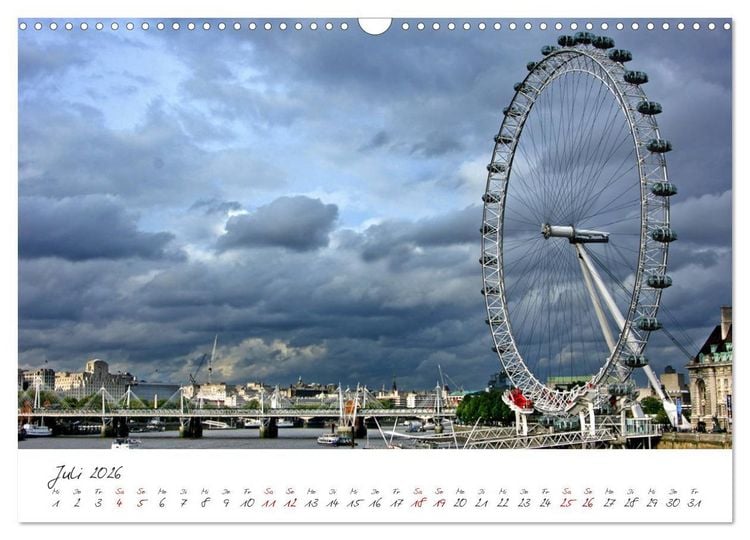 Produktbild: London - Metropole zwischen Tradition und Moderne (Wandkalender 2026 DIN A3 quer), CALVENDO Monatskalender