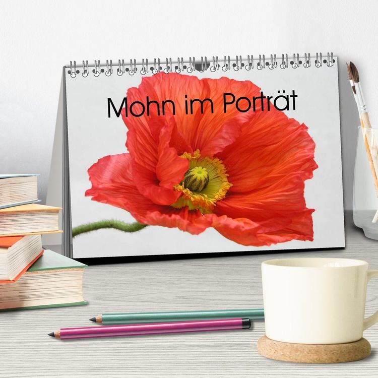 Produktbild: Mohn im Portr&auml;t (Tischkalender 2026 DIN A5 quer), CALVENDO Monatskalender