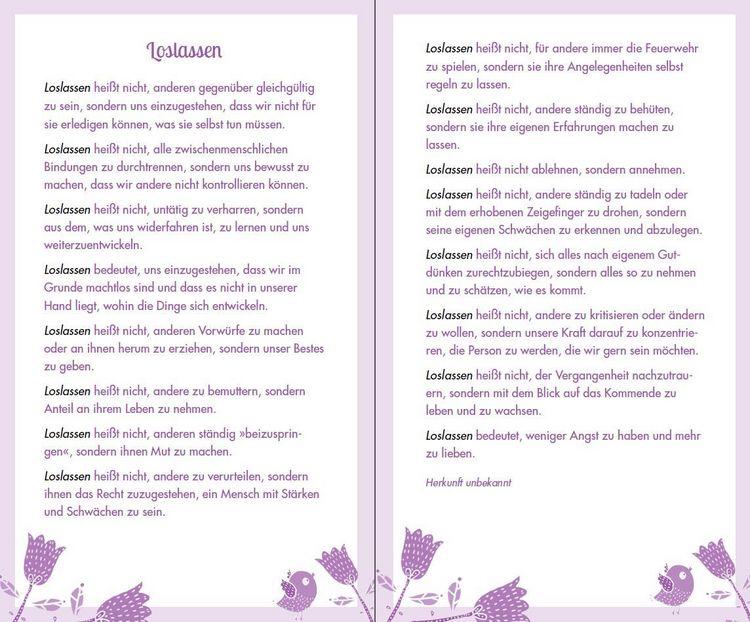 Produktbild: Loslassen
