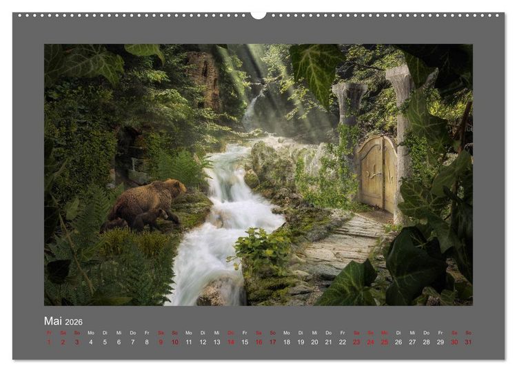Produktbild: Waldgeheimnisse (Wandkalender 2026 DIN A2 quer), CALVENDO Monatskalender