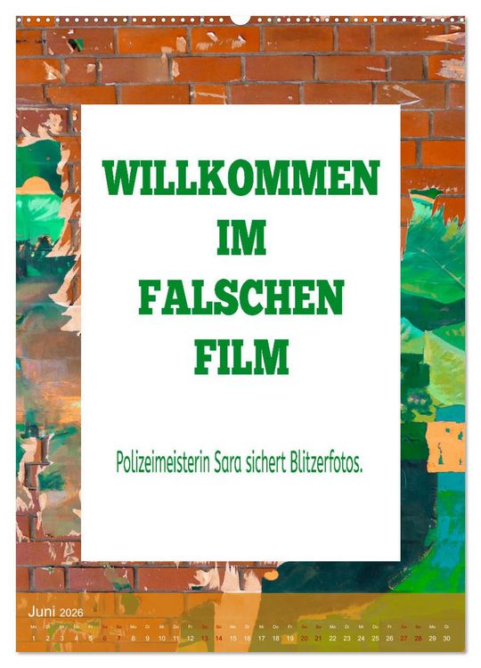 Produktbild: Lach du nur! - Flotte Spr&uuml;che schnell erkl&auml;rt (Wandkalender 2026 DIN A2 hoch), CALVENDO Monatskalender