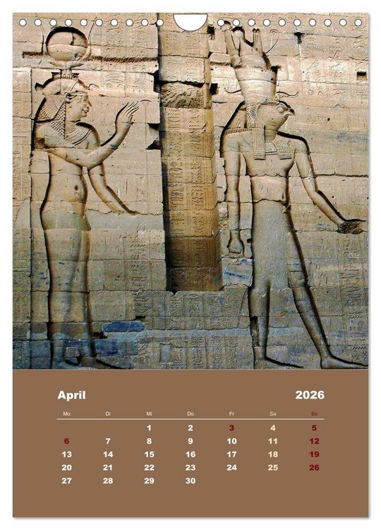 Produktbild: Antikes &Auml;gypten (Wandkalender 2026 DIN A4 hoch), CALVENDO Monatskalender