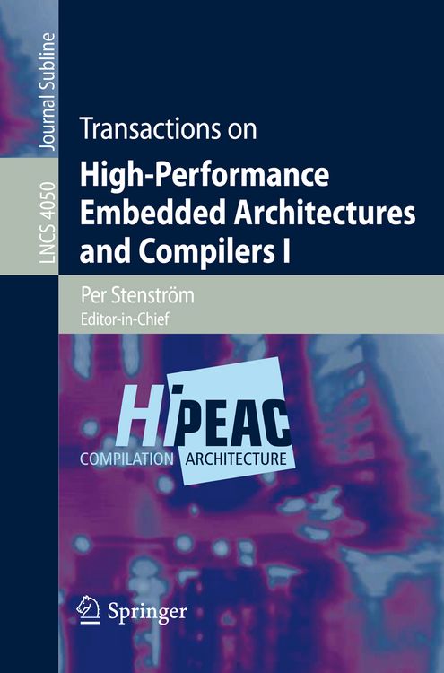Produktbild: Transactions on High-Performance Embedded Architectures and Compilers I