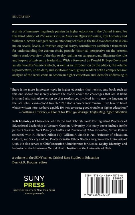 Produktbild: The Racial Crisis in American Higher Education