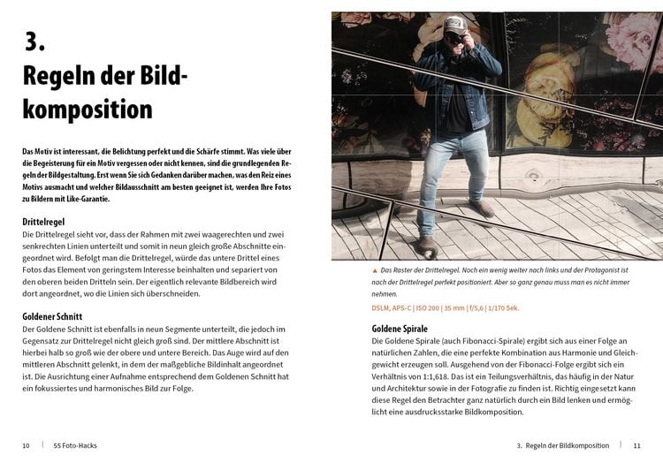 Produktbild: 55 Foto-Hacks &ndash; Tricks & Skills f&uuml;r bessere Bilder und noch mehr Spa&szlig; beim Fotografieren