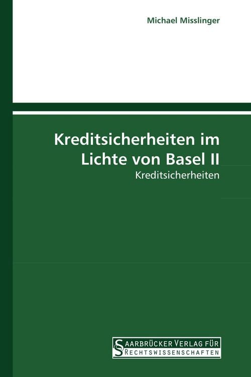 Produktbild: Kreditsicherheiten im Lichte von Basel II