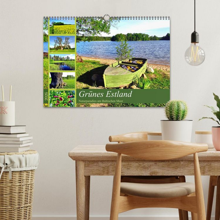 Produktbild: Gr&uuml;nes Estland - Naturparadies am Baltischen Meer (Wandkalender 2026 DIN A3 quer), CALVENDO Monatskalender