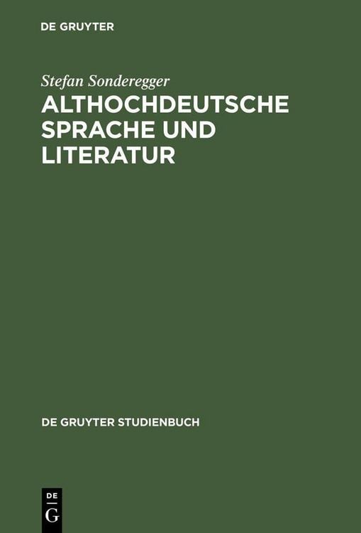 Produktbild: Althochdeutsche Sprache und Literatur