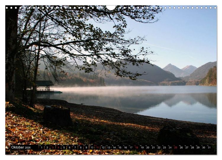 Produktbild: Ein Jahr im Allg&auml;u (Wandkalender 2026 DIN A3 quer), CALVENDO Monatskalender