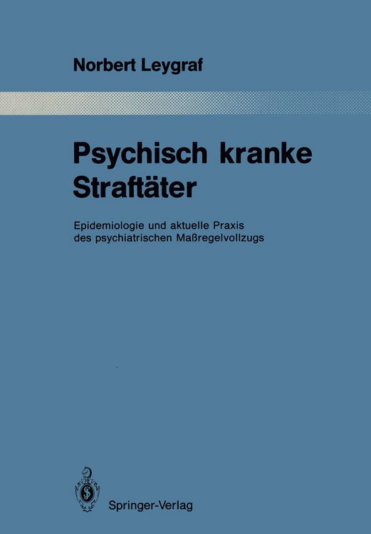 Produktbild: Psychisch kranke Straft&auml;ter