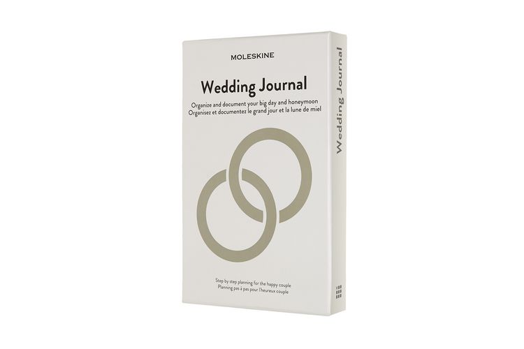 Produktbild: Moleskine Passion Journal Large/A5, Hochzeit, Hard Cover, Wei&szlig;