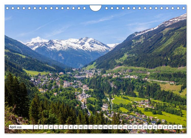 Produktbild: Sch&ouml;ne Gr&uuml;&szlig;e aus Bad Gastein (Wandkalender 2026 DIN A4 quer), CALVENDO Monatskalender