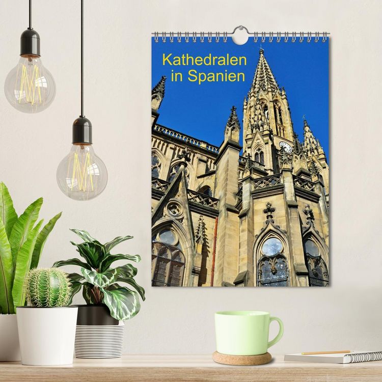 Produktbild: Kathedralen in Spanien (Wandkalender 2026 DIN A4 hoch), CALVENDO Monatskalender