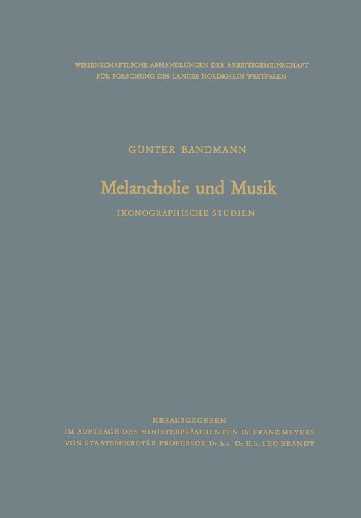 Produktbild: Melancholie und Musik