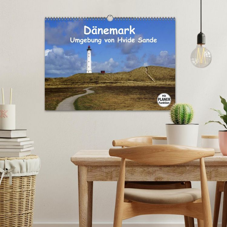 Produktbild: D&auml;nemark - Umgebung von Hvide Sande (Wandkalender 2026 DIN A3 quer), CALVENDO Monatskalender