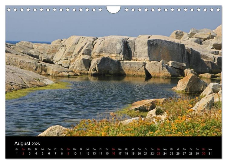 Produktbild: Bilderreise Nova Scotia (Wandkalender 2026 DIN A4 quer), CALVENDO Monatskalender