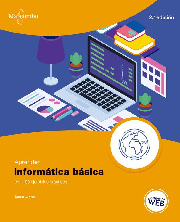 Produktbild: Aprender inform&aacute;tica b&aacute;sica con 100 ejercicios pr&aacute;cticos