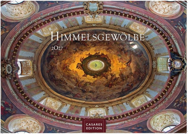 Produktbild: Himmelsgew&ouml;lbe Kalender 2027 &ndash; Wandkalender | Fotokalender Kunst 35x50cm Gro&szlig;format | Architekturkalender | Beeindruckende Innenansichten: Kirchenkuppeln und -architekturen.