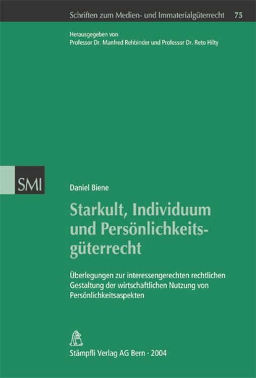 Bild vom Artikel Starkult, Individuum und Persönlichkeitsgüterrecht vom Autor Daniel Biene