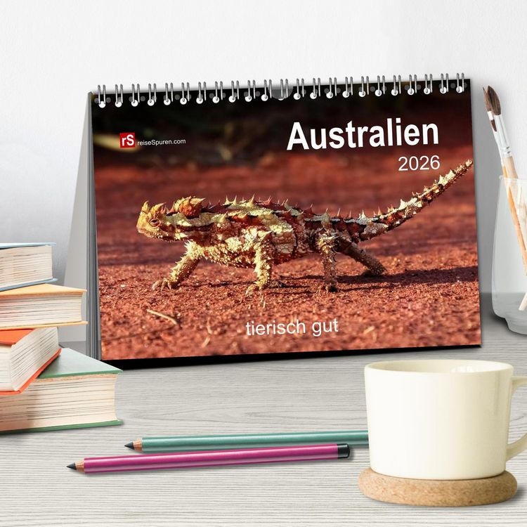Produktbild: Australien tierisch gut 2026 (Tischkalender 2026 DIN A5 quer), CALVENDO Monatskalender