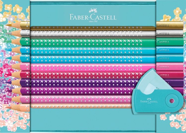Produktbild: Faber-Castell Buntstifte Geschenkset Sparkle 20er Set