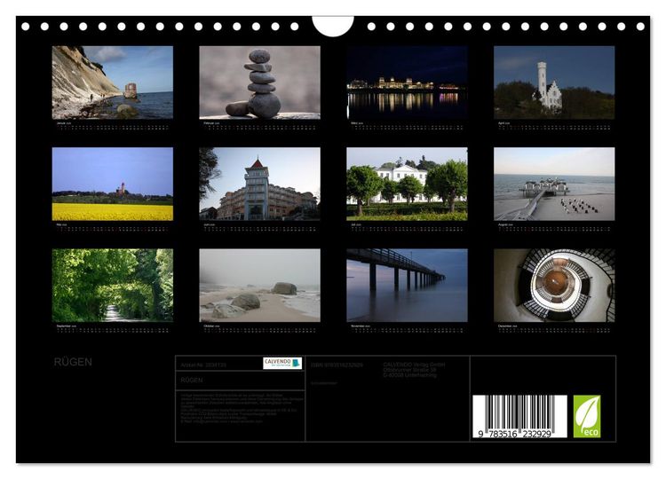 Produktbild: R&Uuml;GEN (Wandkalender 2026 DIN A4 quer), CALVENDO Monatskalender