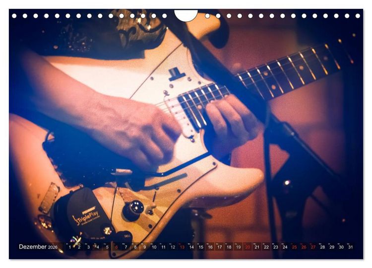 Produktbild: Gitarren - Live (Wandkalender 2026 DIN A4 quer), CALVENDO Monatskalender