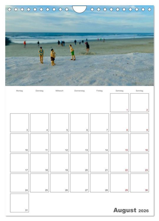 Produktbild: Wangerooge - Gl&uuml;cksort f&uuml;r Gro&szlig; und Klein (Wandkalender 2026 DIN A4 hoch), CALVENDO Monatskalender
