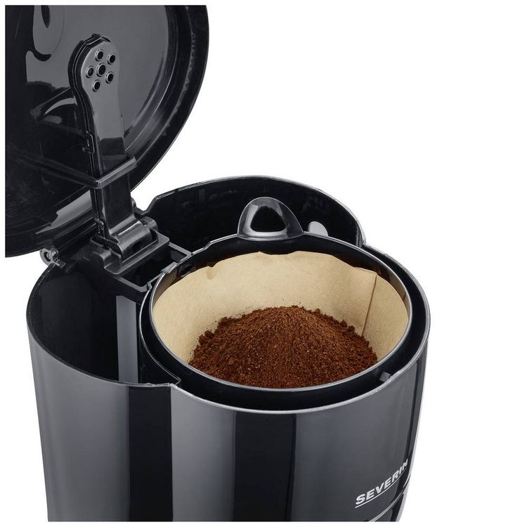 Produktbild: Severin 4320 Kaffeemaschine Schwarz Fassungsverm&ouml;gen Tassen=10 Glaskanne, Warmhaltefunktion