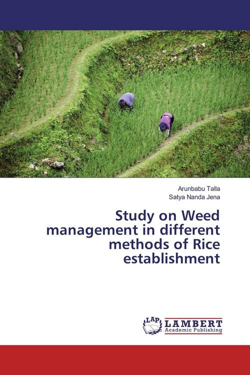 Produktbild: Study on Weed management in different methods of Rice establishment