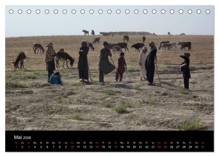 Produktbild: Afghanistan (Tischkalender 2026 DIN A5 quer), CALVENDO Monatskalender